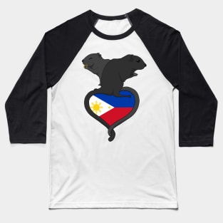 Gerbil Philippines (dark) Baseball T-Shirt